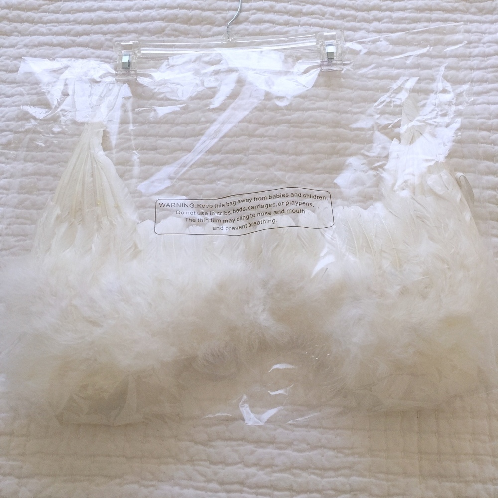 White Feather Angel Wings NWOT